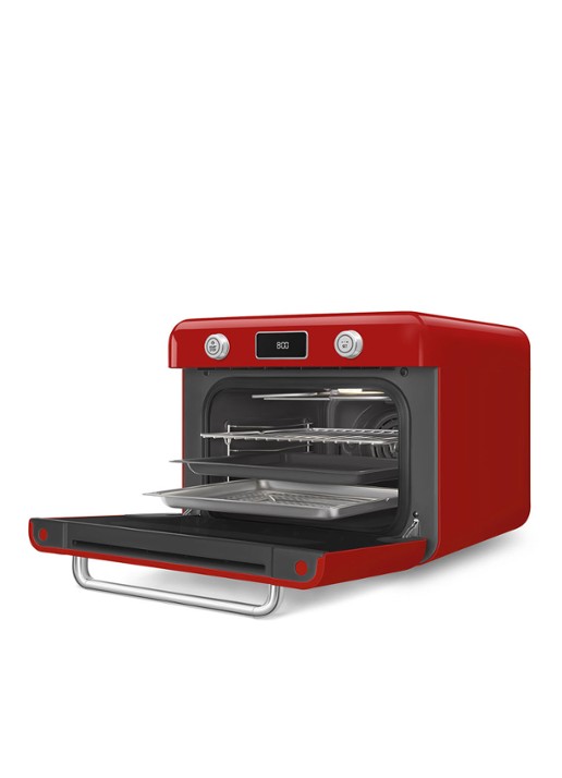 SMEG Combi stoomoven COF01 - voorkant 2 rood