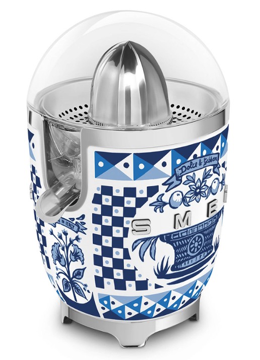 SMEG Dolce & Gabbana Blu Mediterraneo citruspers CJF01DGBEU - voorkant 3 blu mediterraneo