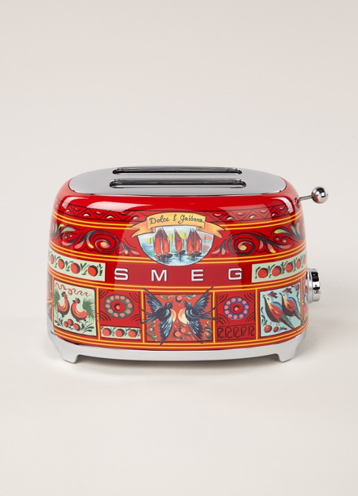 SMEG Dolce & Gabbana Sicily is my Love broodrooster 2-slots TSF01DGEU - voorkant 3 sicily is my love