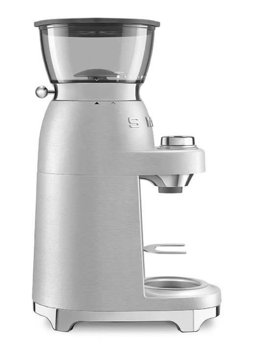 SMEG Mini Pro koffiemolen CGF02 - achterkant zilver