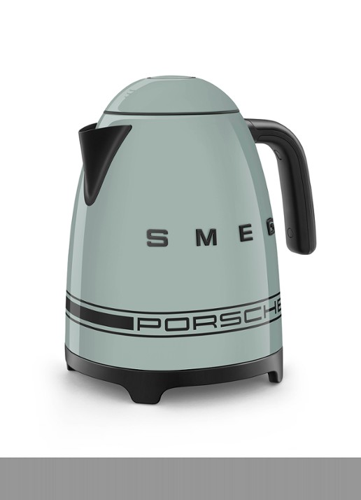 SMEG Porsche waterkoker 1,7 liter KLF03 - voorkant 3 lindegroen