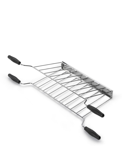 SMEG Sandwich rek voor broodrooster set van 2 - detail rvs