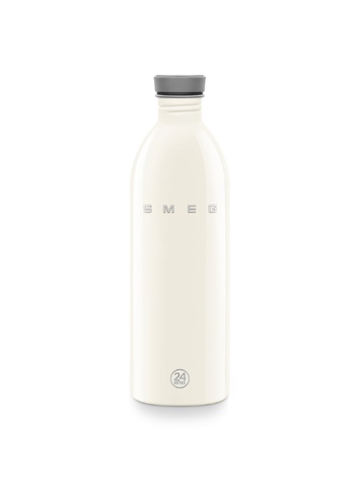 SMEG Urban waterfles 1 liter - voorkant beige