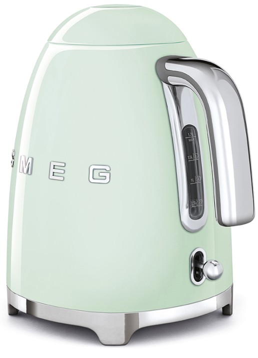 SMEG Waterkoker 1,7 liter KLF03PGEU  - achterkant watergroen