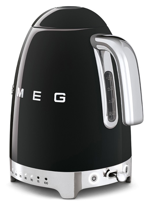 SMEG Waterkoker 1,7 liter KLF04BLEU  - achterkant zwart