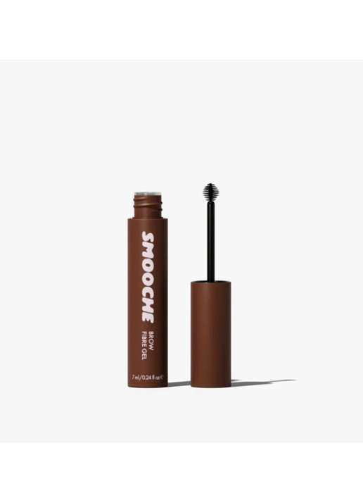 SMOOCHE Fibre Brow Gel - wenkbrauwgel - voorkant 2 dark brown