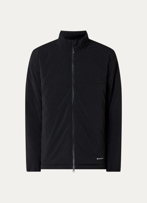 Snow Peak Softshell jack met steekzakken - voorkant zwart