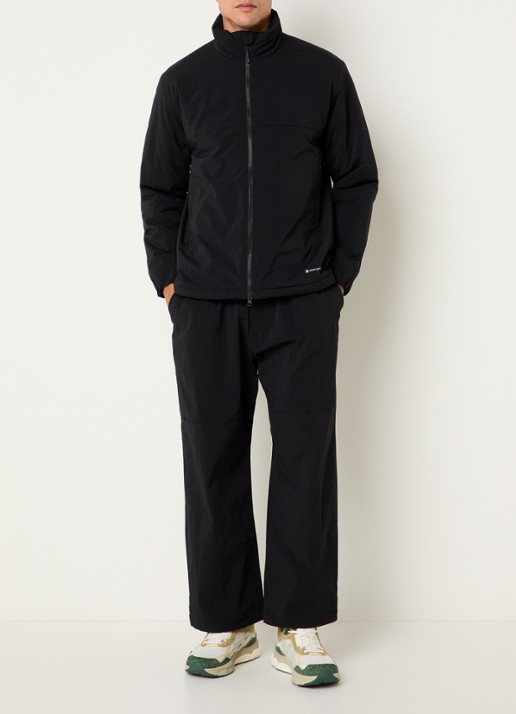 Snow Peak Softshell jack met steekzakken - voorkant 2 zwart