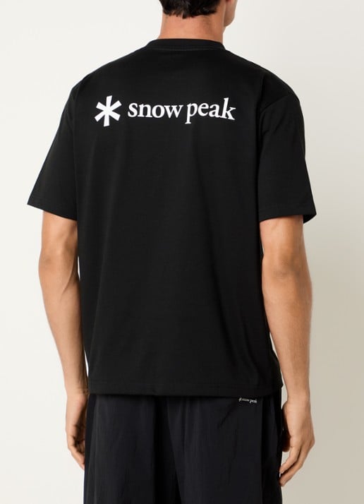 Snow Peak Wide fit broek met steekzakken - detail 4 zwart