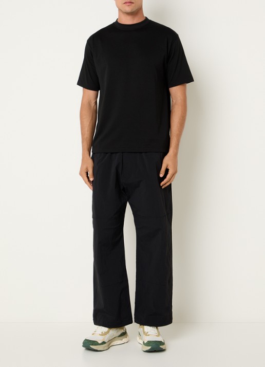 Snow Peak Wide fit broek met steekzakken - voorkant 2 zwart