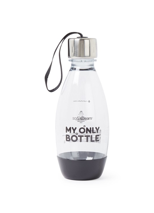 SodaStream My Only Bottle vulfles voor bruiswater 623 ml  - voorkant 2 zwart