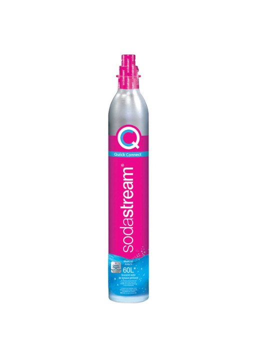 SodaStream Quick connect reserve koolzuurcilinder  - voorkant roze