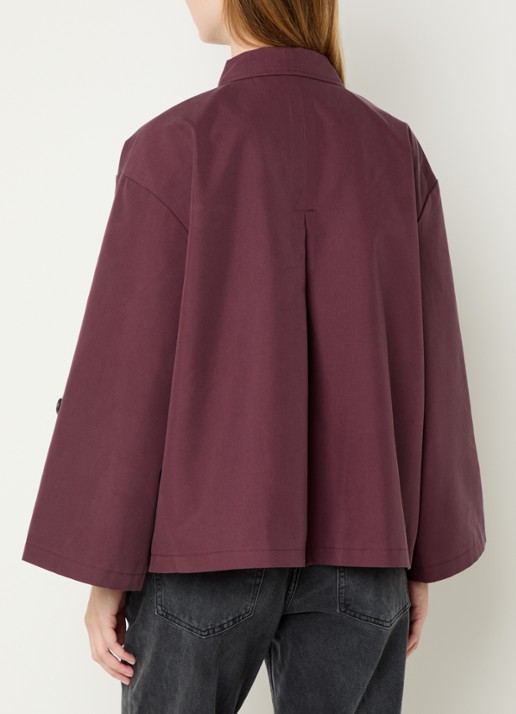 Sofie Schnoor Agatha jack met klepzak - achterkant bordeauxrood