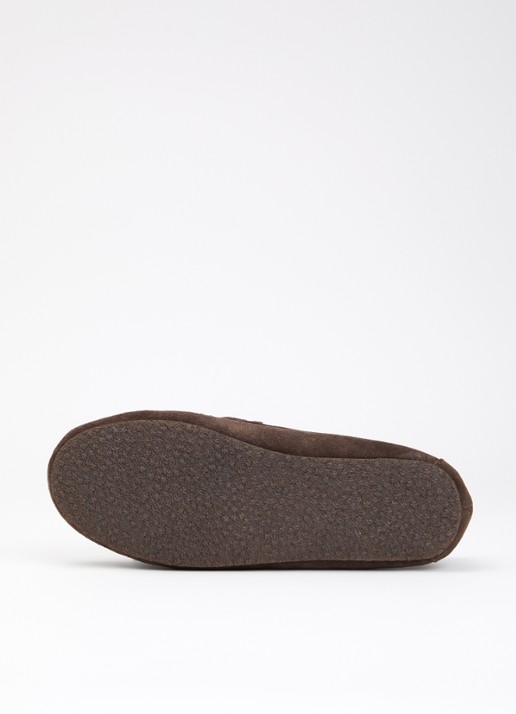 Sofie Schnoor Ammiesw pantoffel van suède met vacht - detail 4 donkerbruin