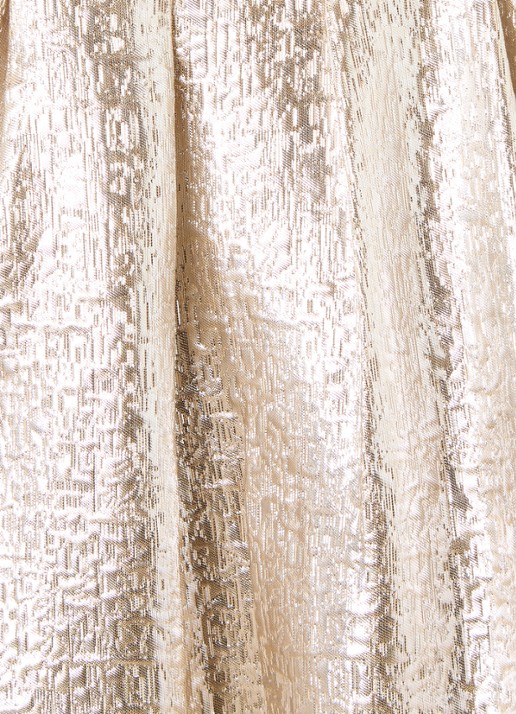 Sofie Schnoor Andysy jurk met metallic finish - detail 3 goud