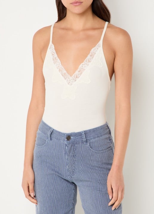 Sofie Schnoor Ayoo tanktop met kant