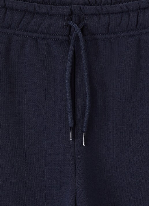Sofie Schnoor Bara tapered fit joggingbroek met steekzakken - detail 3 donkerblauw