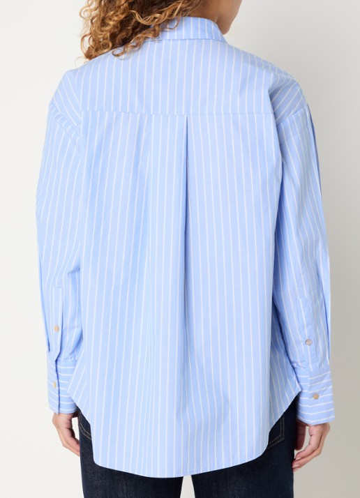 Sofie Schnoor Blouse met borstzak - achterkant blauw