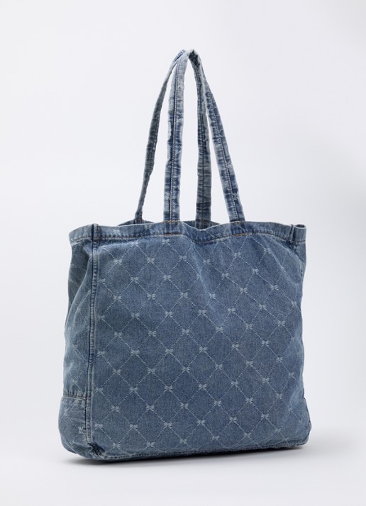 Sofie Schnoor Elin shopper van denim  - achterkant 5 indigo