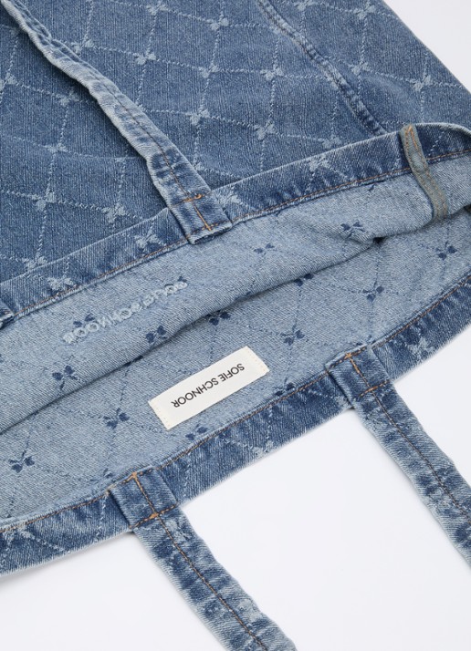 Sofie Schnoor Elin shopper van denim  - detail 2 indigo