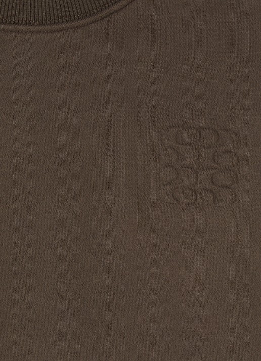 Sofie Schnoor Elis sweater met print - detail 3 bruin