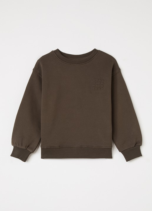 Sofie Schnoor Elis sweater met print - voorkant bruin