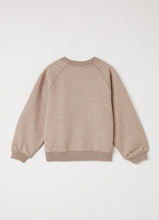 Sofie Schnoor Elis sweater met print - voorkant 3 beige