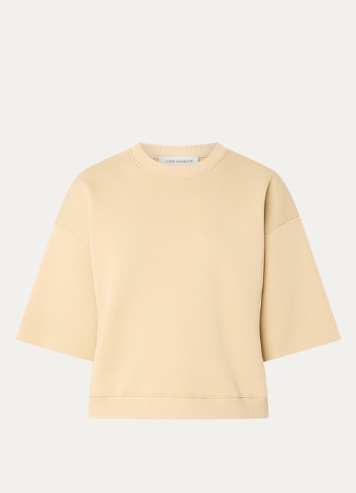 Sofie Schnoor Eloisesw sweater met print - voorkant 3 creme