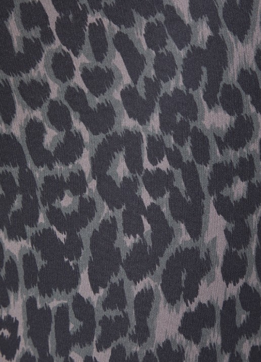 Sofie Schnoor Fiola trainings T-shirt met panterprint  - detail 5 antraciet