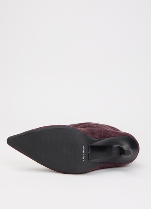 Sofie Schnoor Florinasw laars van suède  - detail 4 aubergine