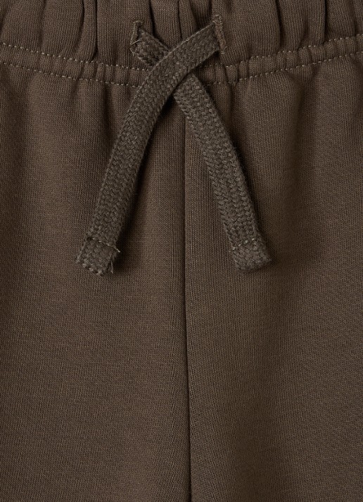 Sofie Schnoor Gabisy straight fit joggingbroek met trekkoord - detail donkerbruin