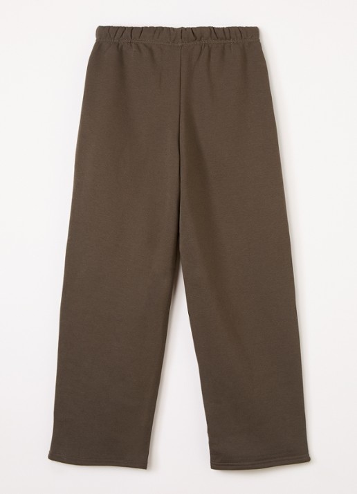 Sofie Schnoor Gabisy straight fit joggingbroek met trekkoord - voorkant 3 donkerbruin