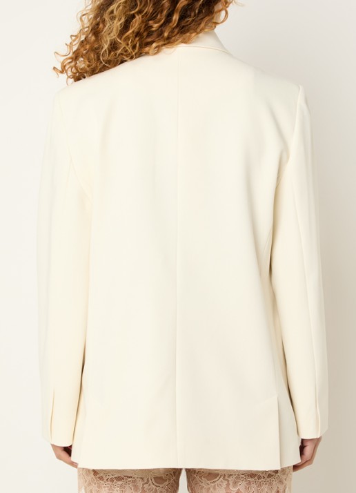 Sofie Schnoor Harpirsw double breasted blazer - achterkant ivoor