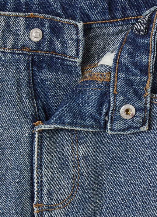 Sofie Schnoor Havana balloon jeans met donkere wassing - detail 3 indigo