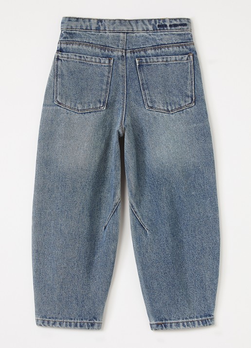 Sofie Schnoor Havana balloon jeans met donkere wassing - voorkant 2 indigo