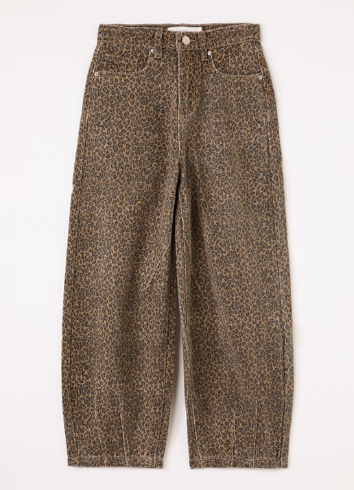 Sofie Schnoor Havana tapered jeans met panterprint
