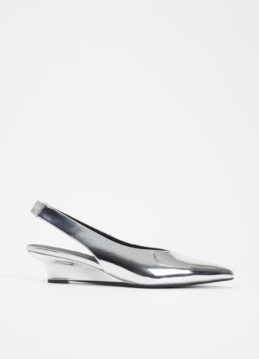Sofie Schnoor Heldisw slingback van leer met metallic finish