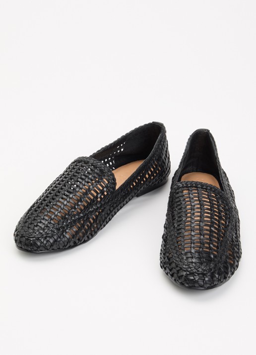 Sofie Schnoor Henrietsw loafer van leer - detail 3 zwart