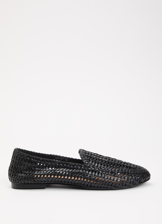 Sofie Schnoor Henrietsw loafer van leer - voorkant zwart