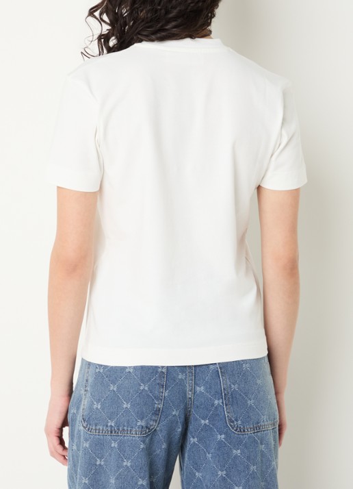 Sofie Schnoor Indy T-shirt met logo - achterkant 4 wit
