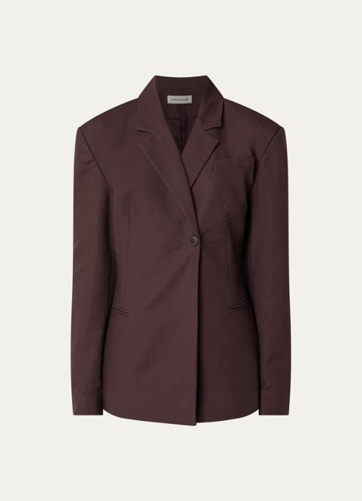 Sofie Schnoor Juvasw double-breasted blazer - voorkant 2 bruin