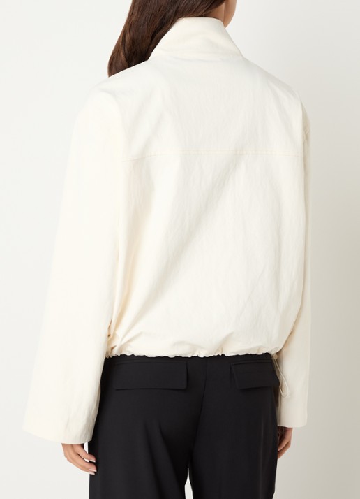 Sofie Schnoor Laika anorak met steekzakken - achterkant 2 creme