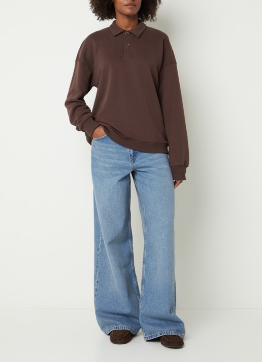 Sofie Schnoor Lume sweater met polokraag - voorkant 4 bruin