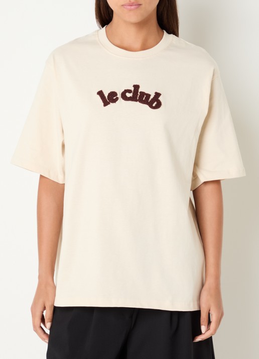Sofie Schnoor Mae oversized T-shirt met borduring