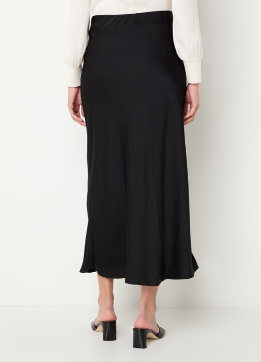 Sofie Schnoor Midi rok van satijn - achterkant 5 zwart