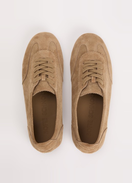 Sofie Schnoor Nadiesw sneaker van suède - detail 4 camel
