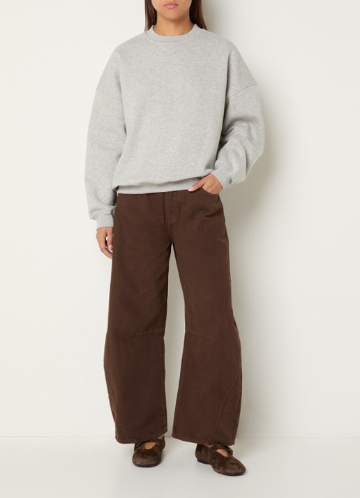 Sofie Schnoor Paross sweater met ronde hals - voorkant 2 grijs