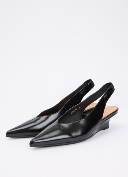 Sofie Schnoor Rosiesw slingback van leer - detail 2 zwart