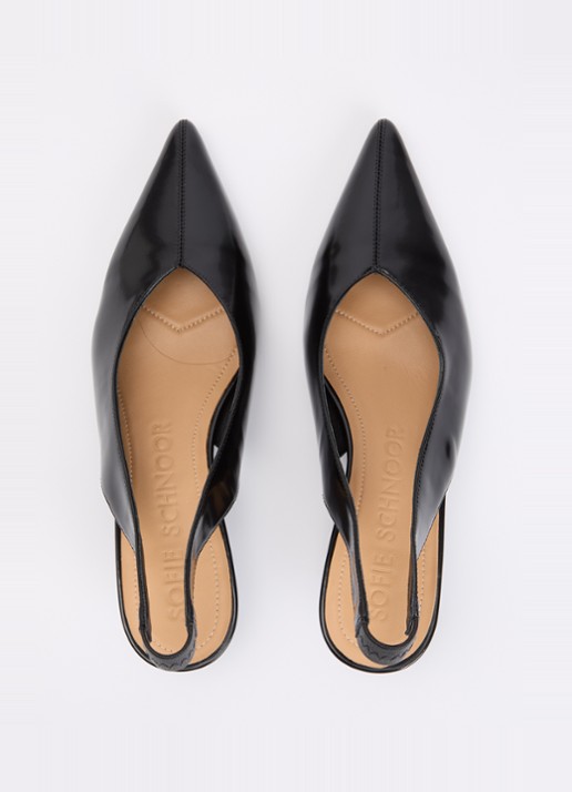 Sofie Schnoor Rosiesw slingback van leer - detail 3 zwart