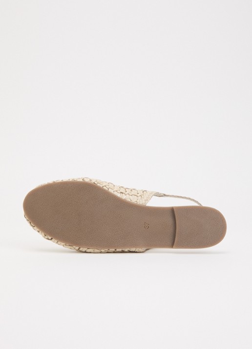 Sofie Schnoor Saisw slingback van leer - detail 5 creme